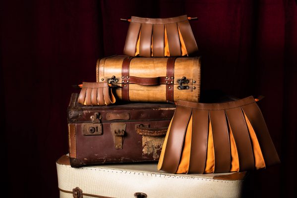 Tris modello Nica in pelle, nica big, small e portamonete